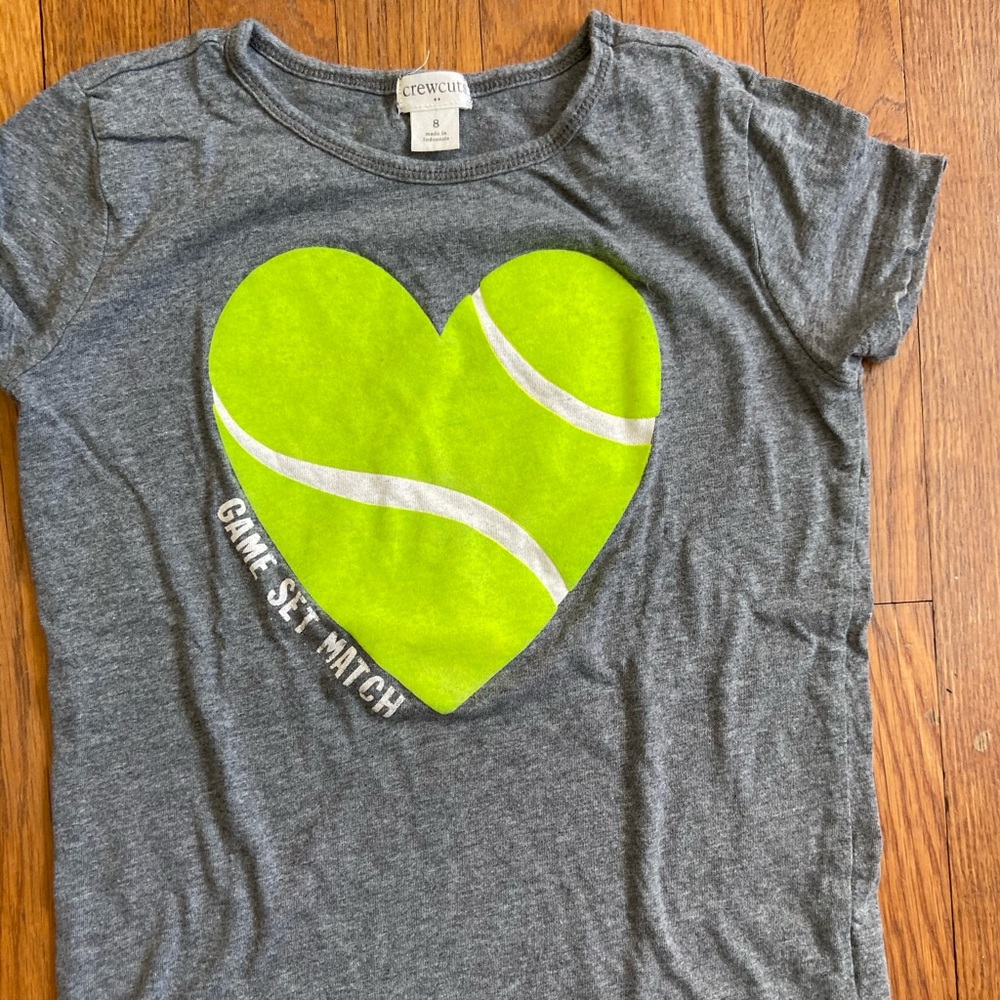 🌞CrewCuts by JCrew size 8 girls tennis tee🌞